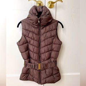 Zara Basic Down Vest Sz Small